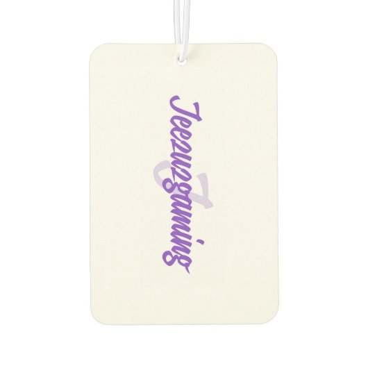 Lufterfrischer JeezuzGaming (Rückseite)