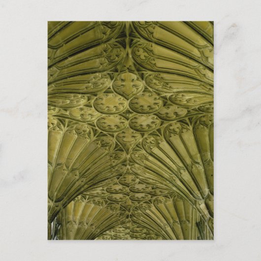 Lüftergewölbe im Kloster Postkarte (Vorderseite)