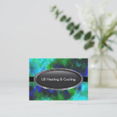 Lufterhitzung und Abkühlen Visitenkarte (Stehend Vorderseite)