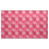 Lüfterkorallenprint, Korallenfarben Stoff (Yard (91,4 cm))
