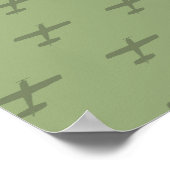 Luftfahrt-Abenteuer Poster (Ecke)