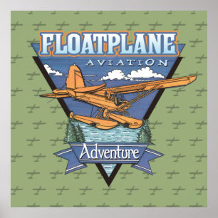 Luftfahrt-Abenteuer Poster