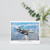 Luftfahrt Art Postkarte "F/A-18 Hornet" (Stehend Vorderseite)