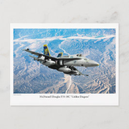 Luftfahrt Art Postkarte "F/A-18 Hornet"