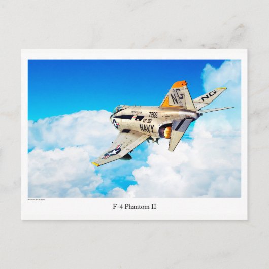 Luftfahrt ArtPostkarte "F-4 Phantom II" Postkarte (Vorderseite)