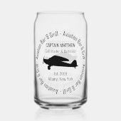 Luftfahrt Bar & Grill Trinkbehälter kann Trinkbehä Dosenglas (Vorderseite)