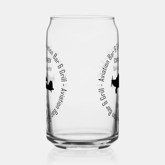 Luftfahrt Bar & Grill Trinkbehälter kann Trinkbehä Dosenglas (Links)