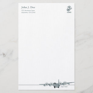 Luftfahrt-Briefpapier USMC-C-130 Briefpapier