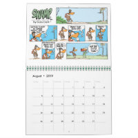 Luftfahrt-Cartoon-Sammelkalender