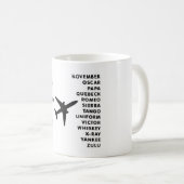 Luftfahrt-Code-Tasse Kaffeetasse (VorderseiteRechts)