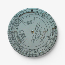 Luftfahrt-Computer-Teller Pappteller