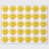 Luftfahrt-Freak-Lächeln Geschenkpapier (Flach)