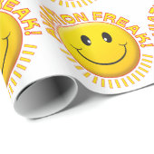 Luftfahrt-Freak-Lächeln Geschenkpapier (Rolleneckpunkt)