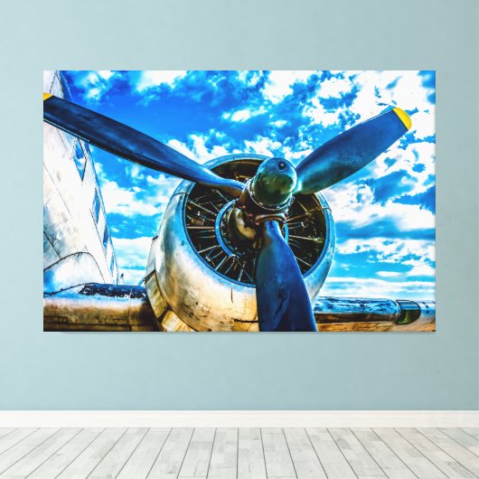 Luftfahrt für immer leinwanddruck (Insitu (Holzboden))