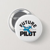Luftfahrt für Kinder, die in Zukunft hohe Piloten Button (Vorne & Hinten)