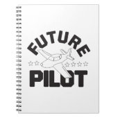 Luftfahrt für Kinder, die in Zukunft hohe Piloten  Notizblock (Vorderseite)