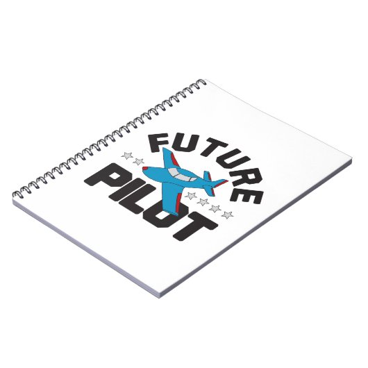 Luftfahrt für Kinder, die in Zukunft hohe Piloten Notizblock (Linke Seite)