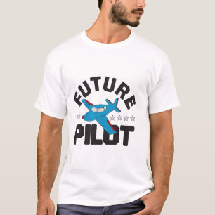Luftfahrt für Kinder, die mit dem Flugzeug hoher k T-Shirt
