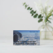 Luftfahrt-Gedicht für Flieger-Fluglinien-Crew Visitenkarte (Stehend Vorderseite)