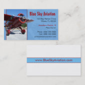 Luftfahrt hält Visitenkarte instand (Vorne/Hinten)