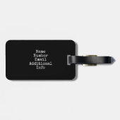 Luftfahrt I Gepäckanhänger (Rückseite horizontal)