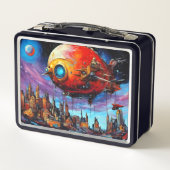 Luftfahrt I Metall Brotdose (Rückseite)