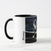 Luftfahrt-Kaffee-Tasse mit Haltung Tasse (Links)