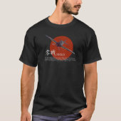 Luftfahrt-Kunst-T - Shirt "A6M null" (Vorderseite)