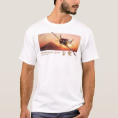 Luftfahrt-Kunst-T - Shirt "Mitsubishi J2M Raiden " (Vorderseite)