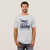 Luftfahrt-Kunst-T - Shirt "Panther Grummans F9F " (Vorne ganz)