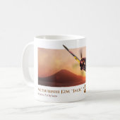 Luftfahrt-Kunst-Tasse "Mitsubishi J2M Raiden "Jack Kaffeetasse (Vorderseite Links)