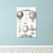 Luftfahrt Leinwanddruck (Insitu (Holzboden))