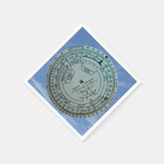 Luftfahrt-Navigationssystem Serviette (Ecke)