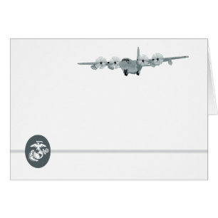 Luftfahrt Notecard USMC-C-130