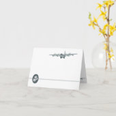 Luftfahrt Notecard USMC-C-130 Karte (Gelbe Blume)