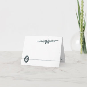 Luftfahrt Notecard USMC-C-130 Karte