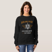 Luftfahrt-Pilot für einen Pilot Sweatshirt (Vorne ganz)