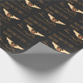 Luftfahrt. Pilot, Luftfahrzeug, Geschenkbogen für  Geschenkpapier (Ecke)