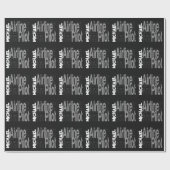 Luftfahrt-Pilot-Sonderbeauftragter Geschenkpapier (Flach)