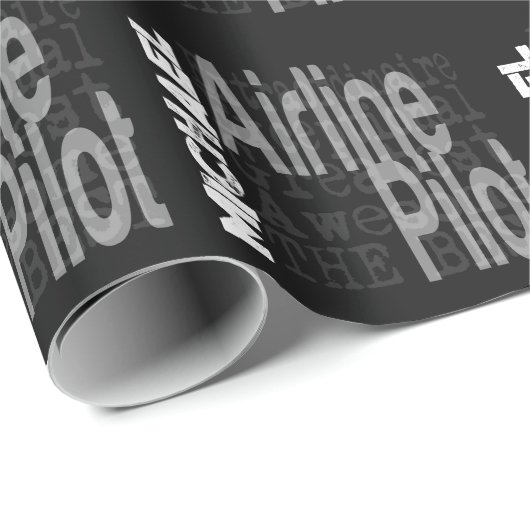 Luftfahrt-Pilot-Sonderbeauftragter Geschenkpapier (Rolleneckpunkt)