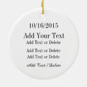 Luftfahrt-Pilot - SRF Keramik Ornament (Hinten)