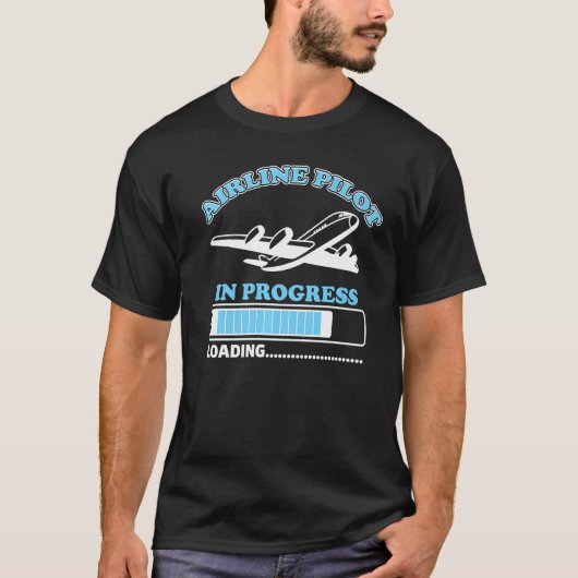Luftfahrt-Pilotprogramm im laufenden Laden des kün T-Shirt (Vorderseite)