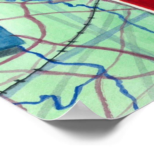 Luftfahrt Poster (Ecke)