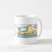 Luftfahrt-Rollbahn-Spaß-Cartoon-Tasse Kaffeetasse (VorderseiteRechts)