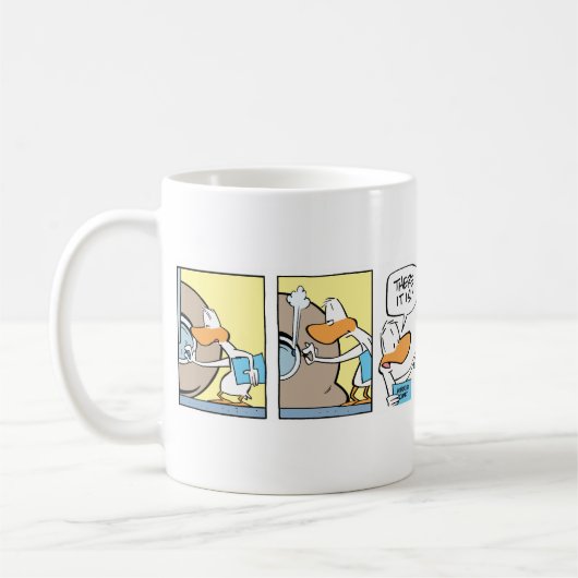 Luftfahrt-Rollbahn-Spaß-Cartoon-Tasse Kaffeetasse (Links)