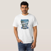 Luftfahrt-Seeflugzeug-Abenteuer T-Shirt (Vorne ganz)