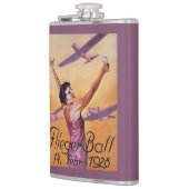 Luftfahrt-Show am Hotel Wagner Promo-Plakat Flachmann (Links)