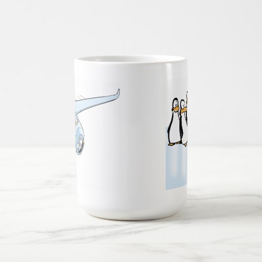 Luftfahrt-Spaß-Cartoon-Kaffee-Tasse Kaffeetasse (Mittel)