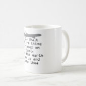 Luftfahrt-Spaß-Gebot Kaffeetasse (VorderseiteRechts)