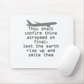 Luftfahrt-Spaß-Gebot Mousepad (Mit Mouse)